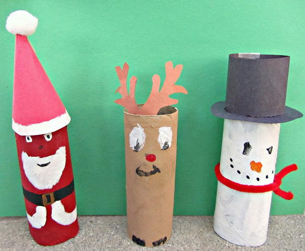 Toilet Paper Roll Christmas Crafts
 150 Homemade Toilet Paper Roll Crafts Hative