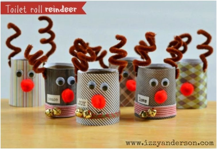 Toilet Paper Roll Christmas Crafts
 20 Festive DIY Christmas Crafts From Toilet Paper Rolls