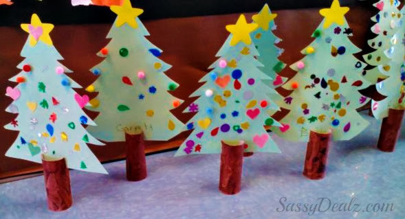 Toilet Paper Roll Craft Christmas
 DIY Christmas Tree Toilet Paper Roll Craft For Kids