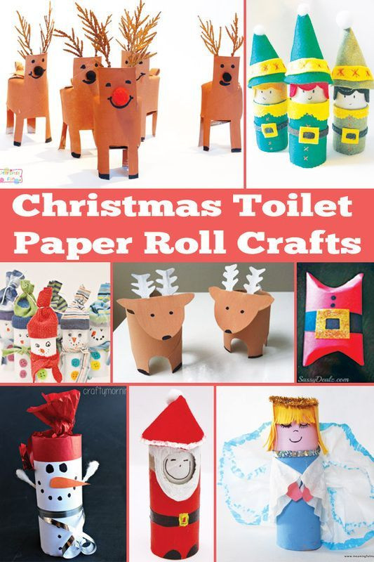 Toilet Paper Roll Crafts Christmas
 Roličky toaletnho papru and Toalety on Pinterest