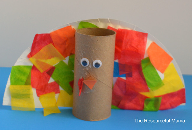 Toilet Paper Roll Crafts Thanksgiving
 Toilet Paper Roll Turkey Kid Craft The Resourceful Mama