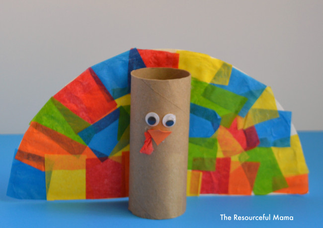 Toilet Paper Roll Crafts Thanksgiving
 Toilet Paper Roll Turkey Kid Craft The Resourceful Mama