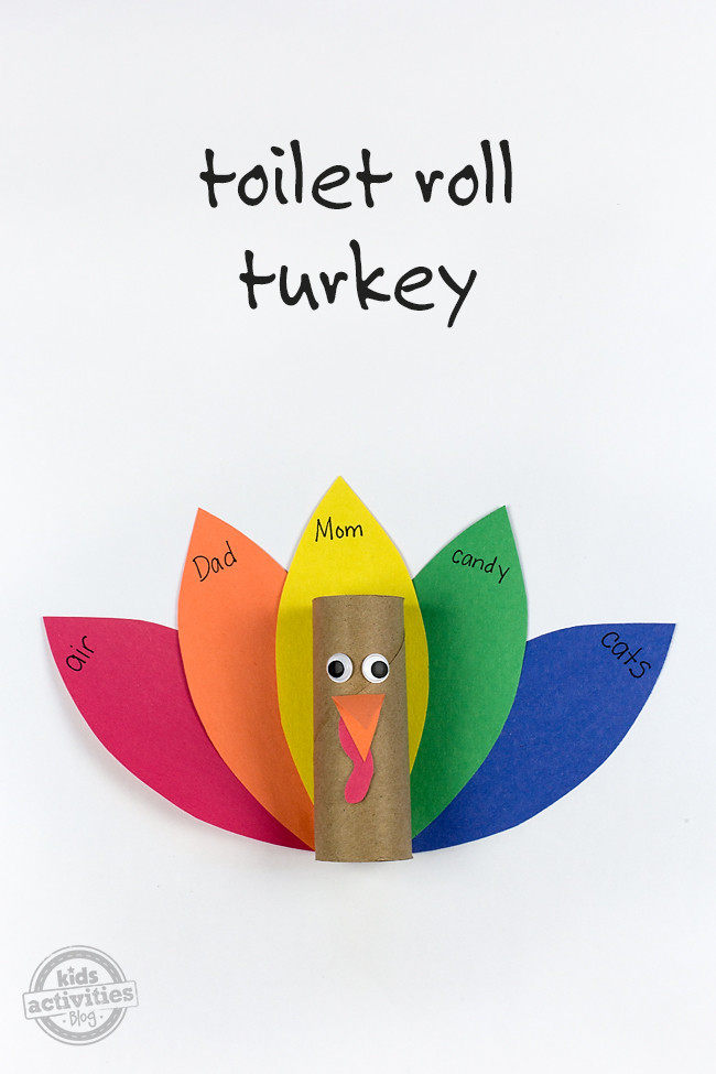 Toilet Paper Roll Thanksgiving Crafts
 Easy Toilet Paper Roll Turkey