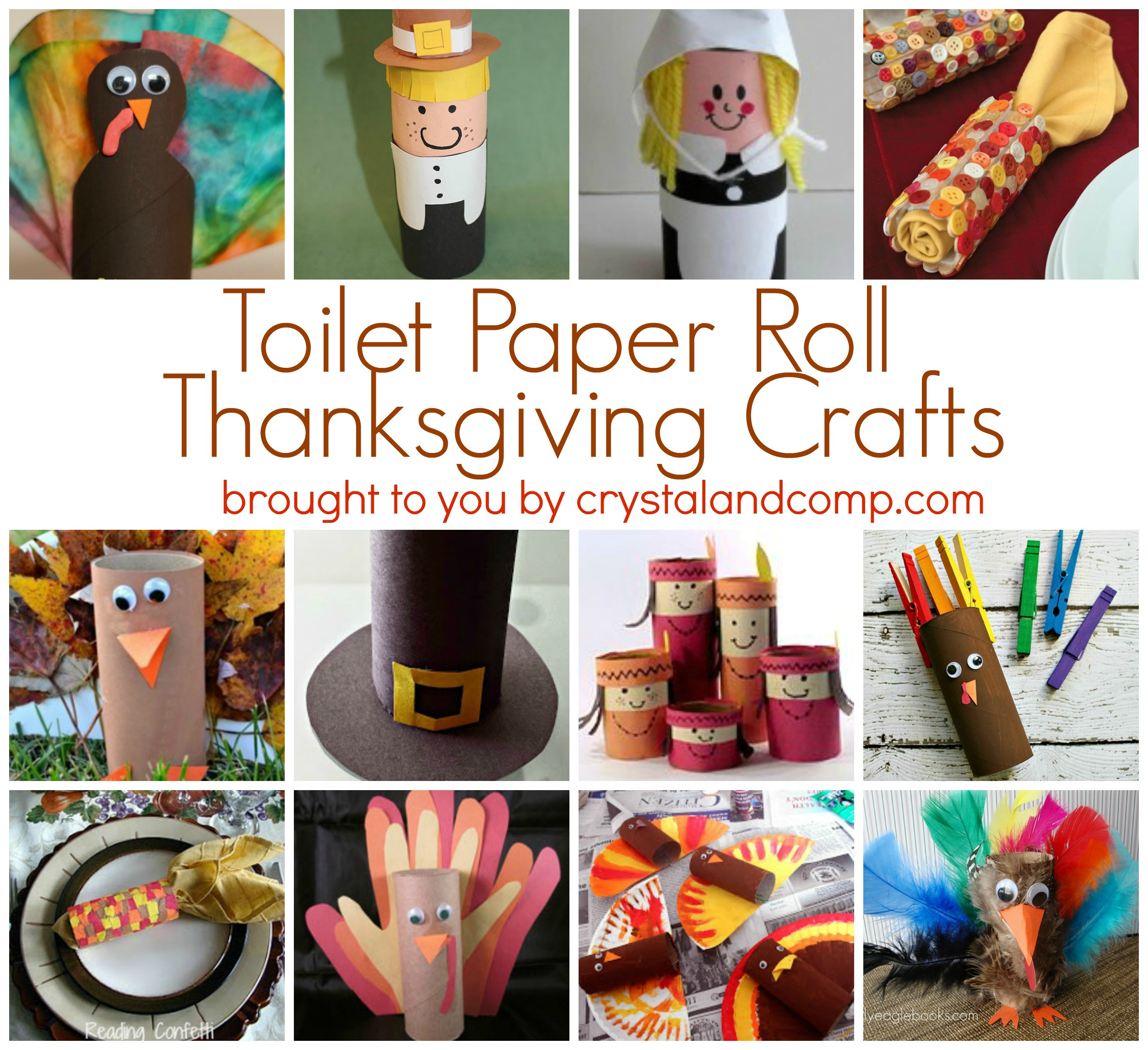 Toilet Paper Roll Thanksgiving Crafts
 Toilet Paper Roll Thanksgiving Crafts