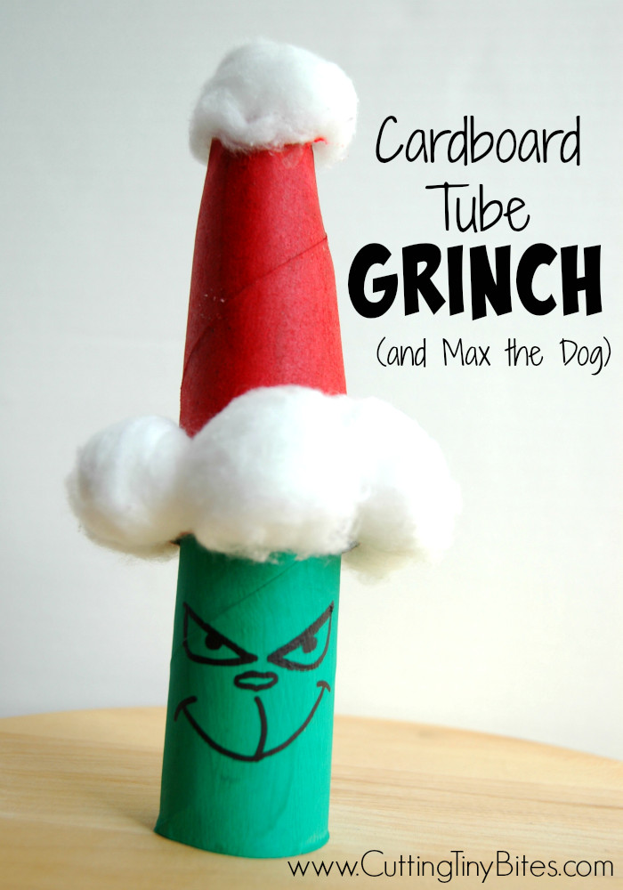 Toilet Paper Tube Christmas Crafts
 Cardboard Tube Grinch & Max