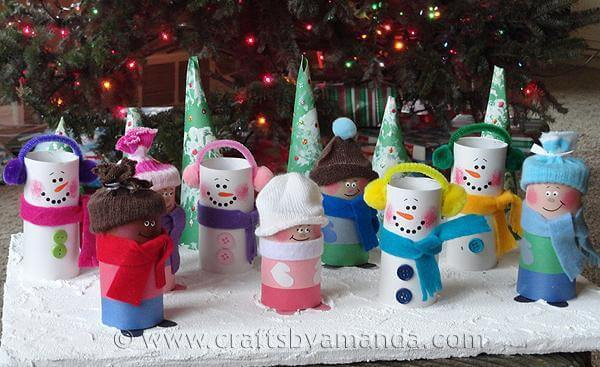 Toilet Paper Tube Christmas Crafts
 28 Christmas Crafts Made From Toilet Paper Rolls