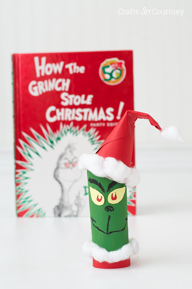 Toilet Paper Tube Christmas Crafts
 DIY Grinch from Toilet Paper Tube — Totally Green Crafts