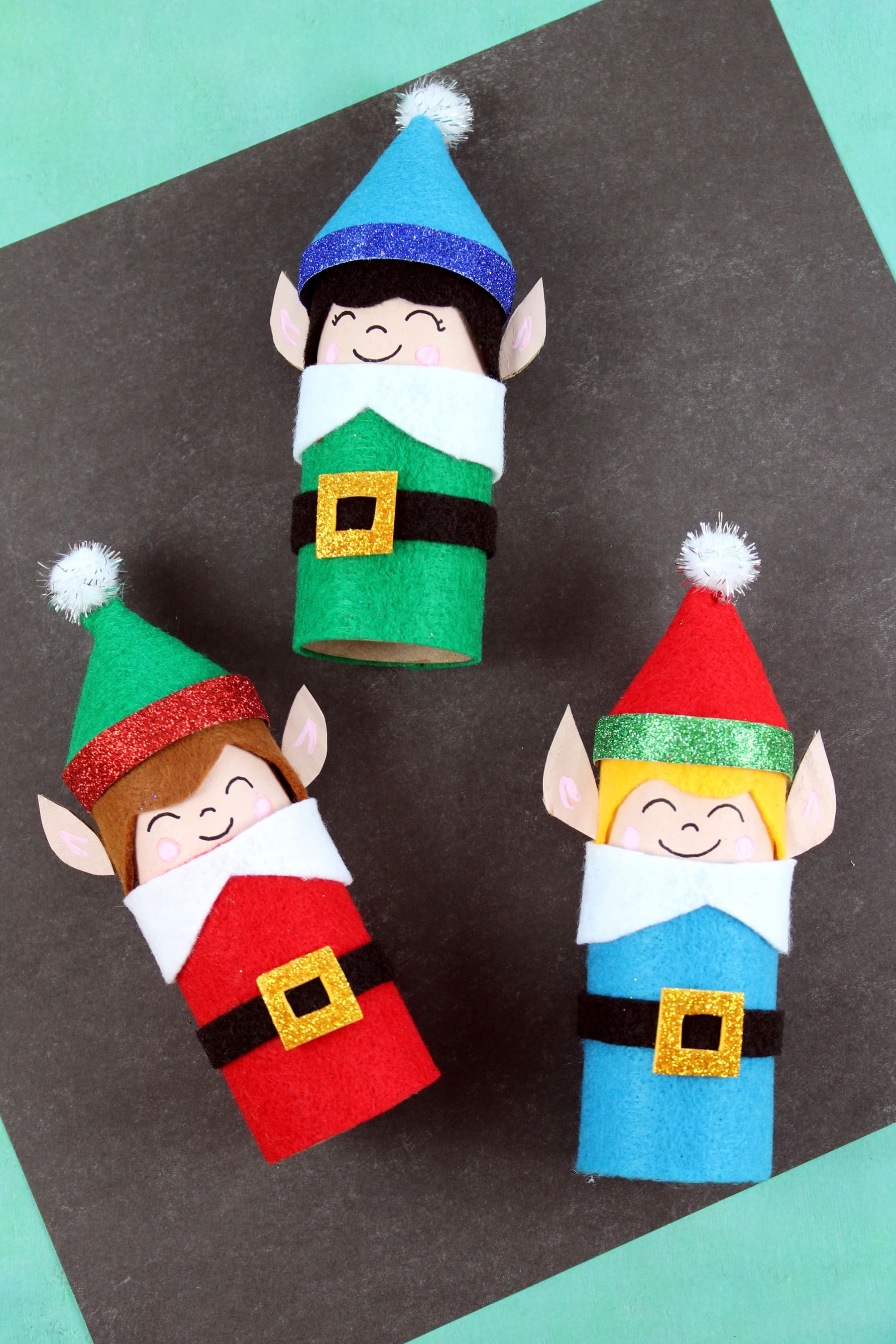 Toilet Paper Tube Christmas Crafts
 Easy Kids Christmas Crafts Recycled Toilet Paper Tube
