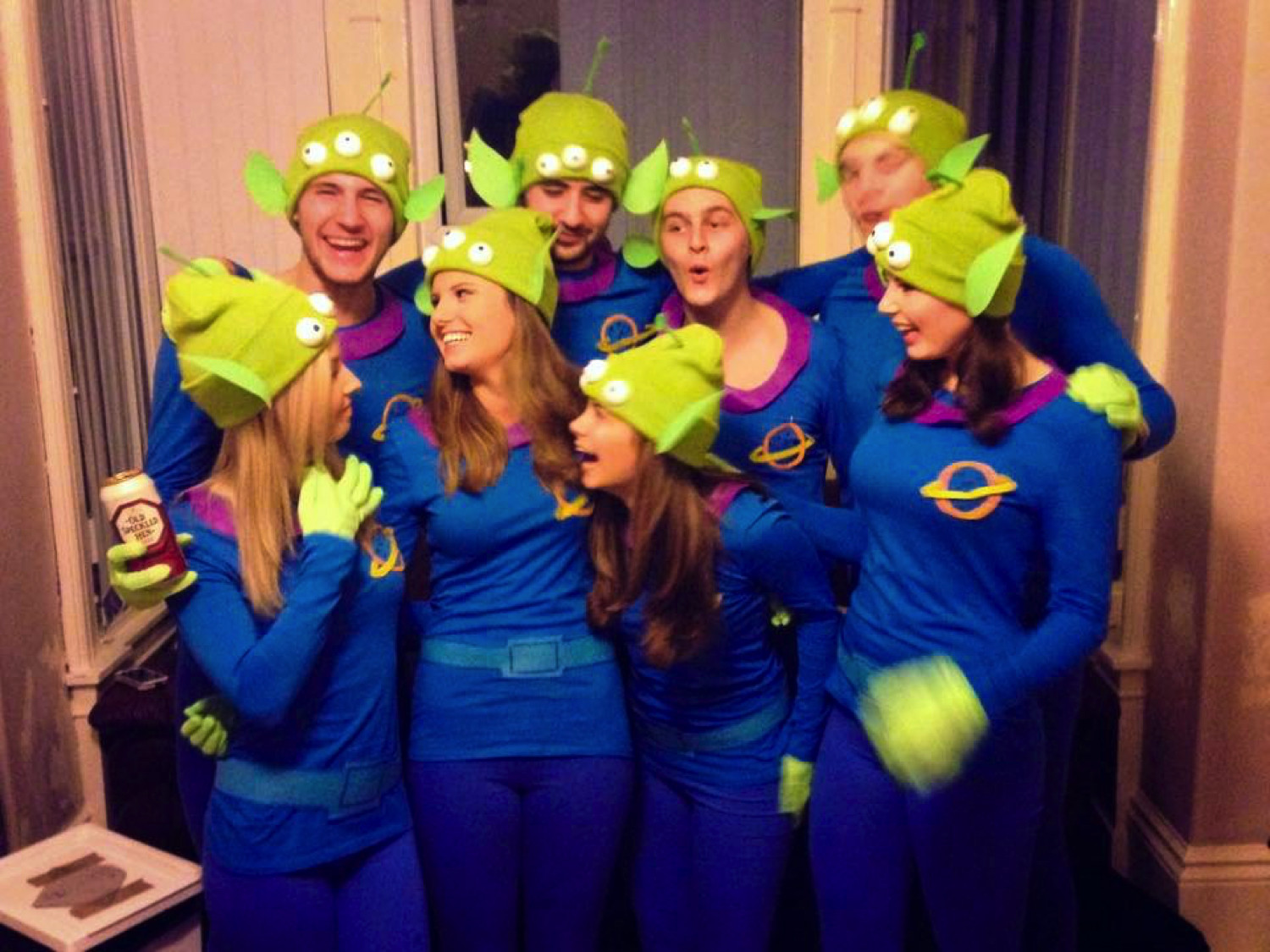 Toy Story Alien Costume DIY
 Disney pixar fancy dress group team costumes toy story