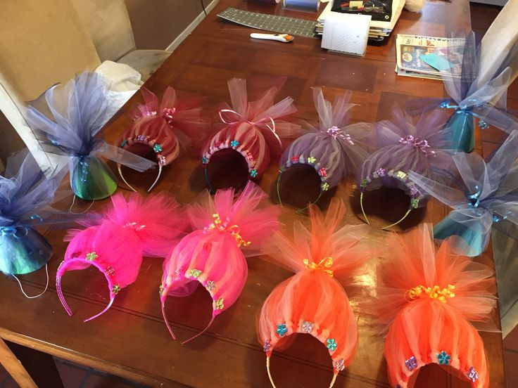 Trolls Diy Party Ideas
 25 best ideas about Headbands for girls on Pinterest
