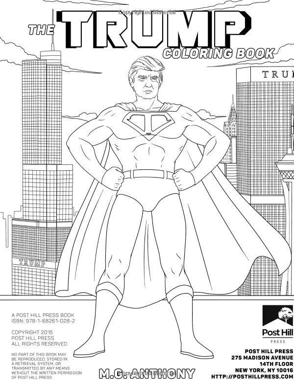 Trump Adult Coloring Book
 1000 images about Adult Coloring pagesideas on Pinterest