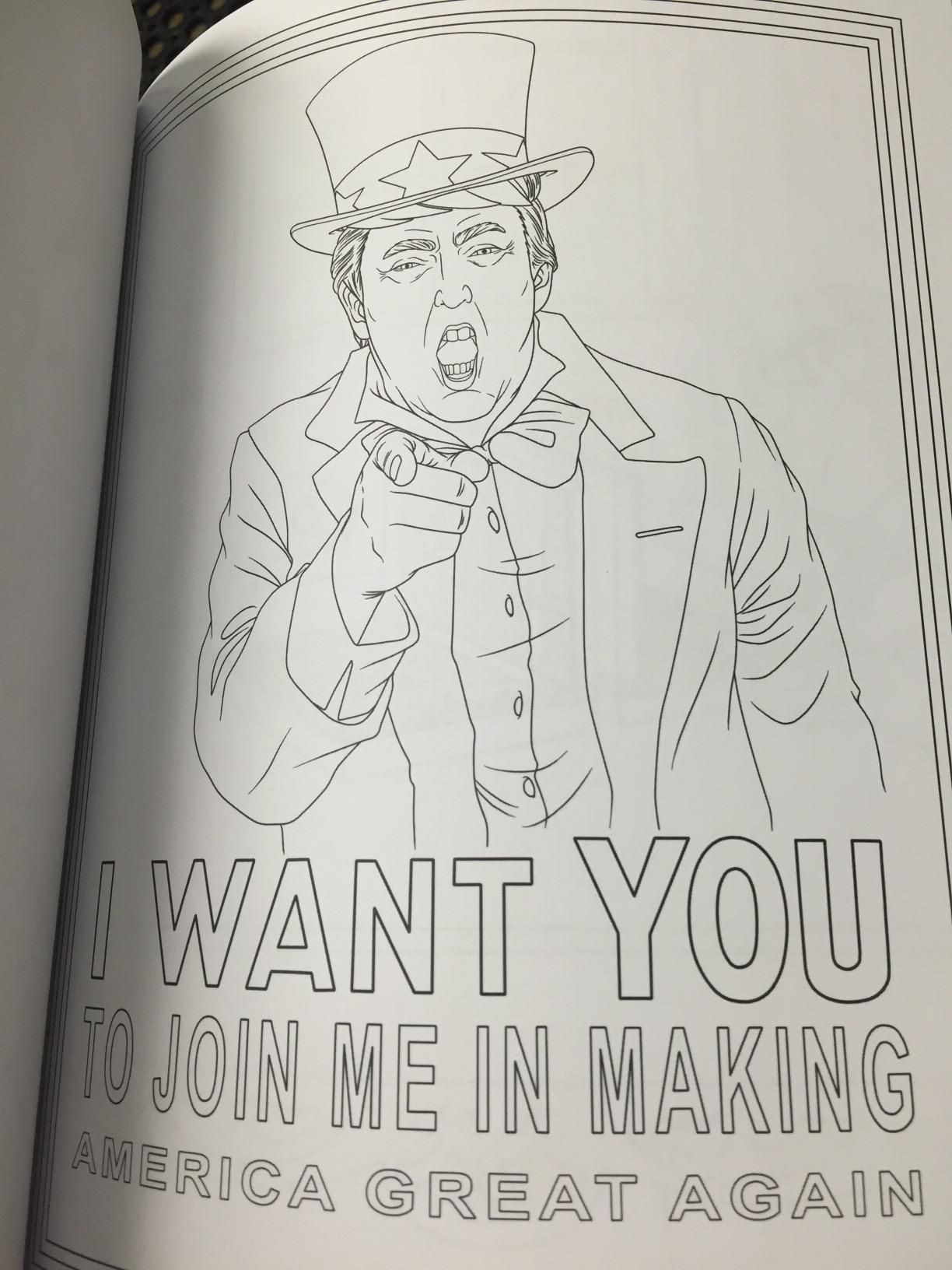 Trump Adult Coloring Book
 Amazon Prime Now The Trump Coloring Book