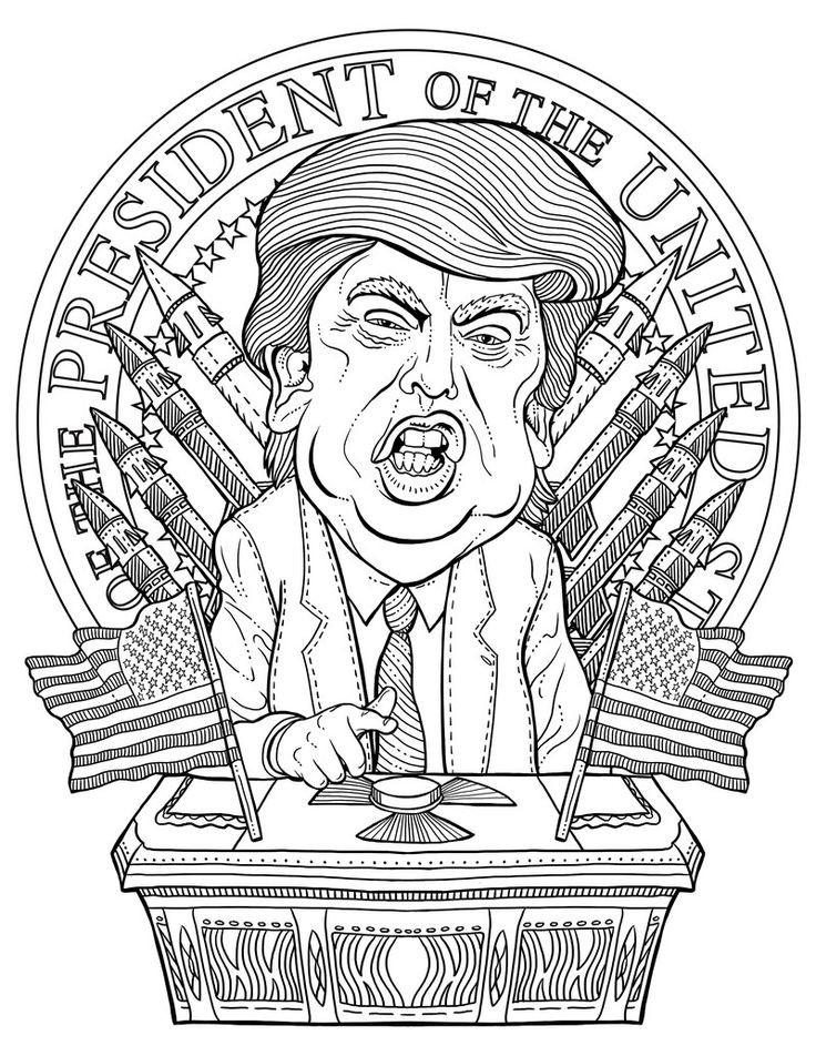 Trump Adult Coloring Book
 17 best images about Trump on Pinterest