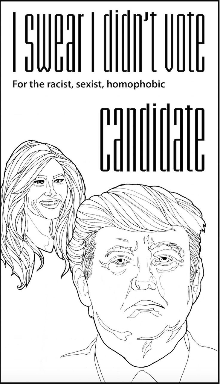 Trump Adult Coloring Book
 21 best Trump images on Pinterest