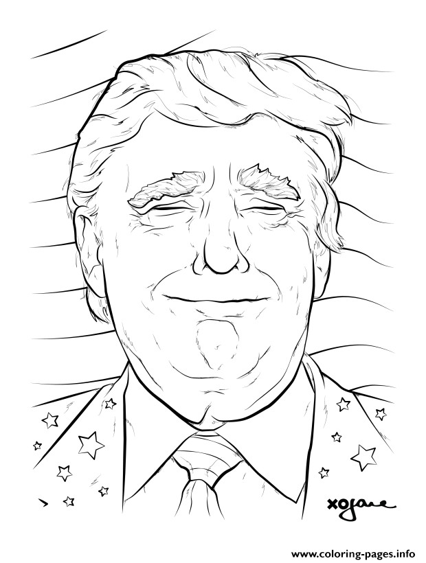 Trump Adult Coloring Book
 Donald Trump Fun Coloring Pages Printable