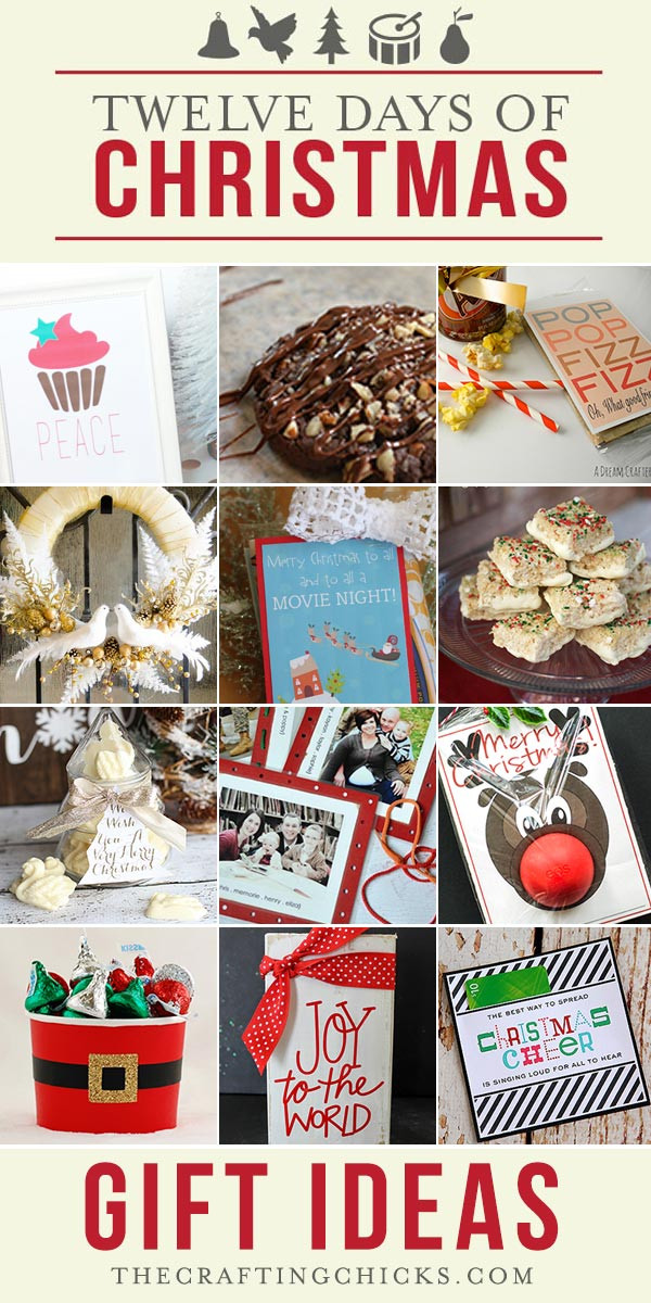 Twelve Days Of Christmas Gift Ideas
 12 Days of Christmas Gift Ideas Part 2 The Crafting Chicks