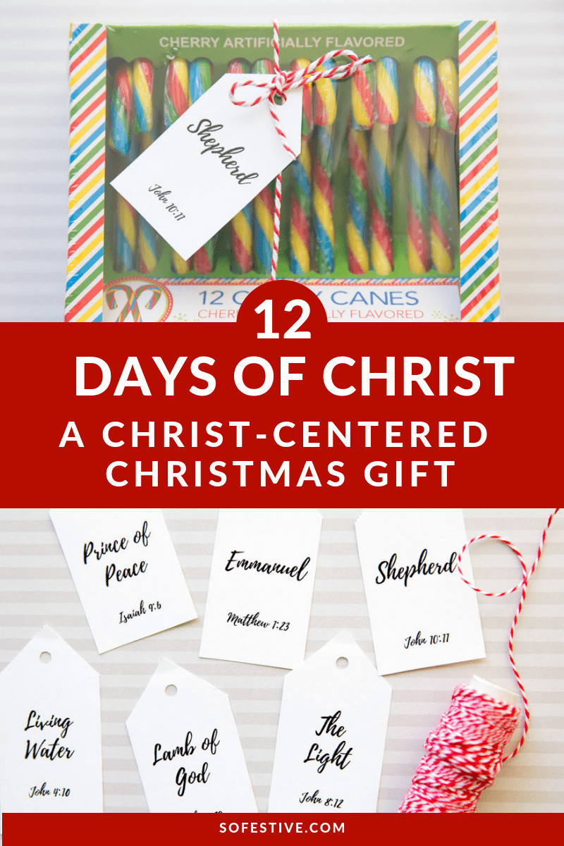 Twelve Days Of Christmas Gift Ideas
 12 Days of Christ Christ Centered Christmas Gift Idea