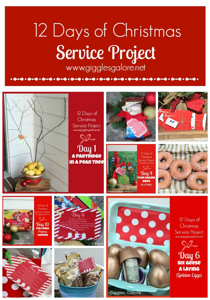 Twelve Days Of Christmas Gift Ideas
 12 Days of Christmas Service Project