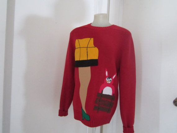 Ugly Christmas Sweater Leg Lamp
 Leg Lamp Sweater A Christmas Story Ugly Christmas Sweater
