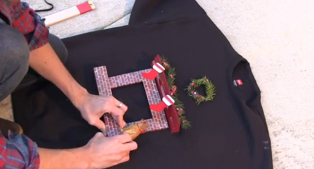 Ugly Christmas Sweater With Fireplace
 How To Make an Ugly Christmas Sweater with an iPad