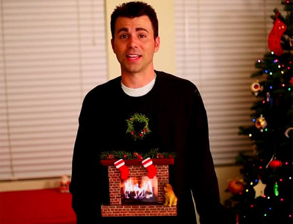 Ugly Christmas Sweater With Fireplace
 Fireplace Ugly Sweater Won’t Light Your Torso on Fire