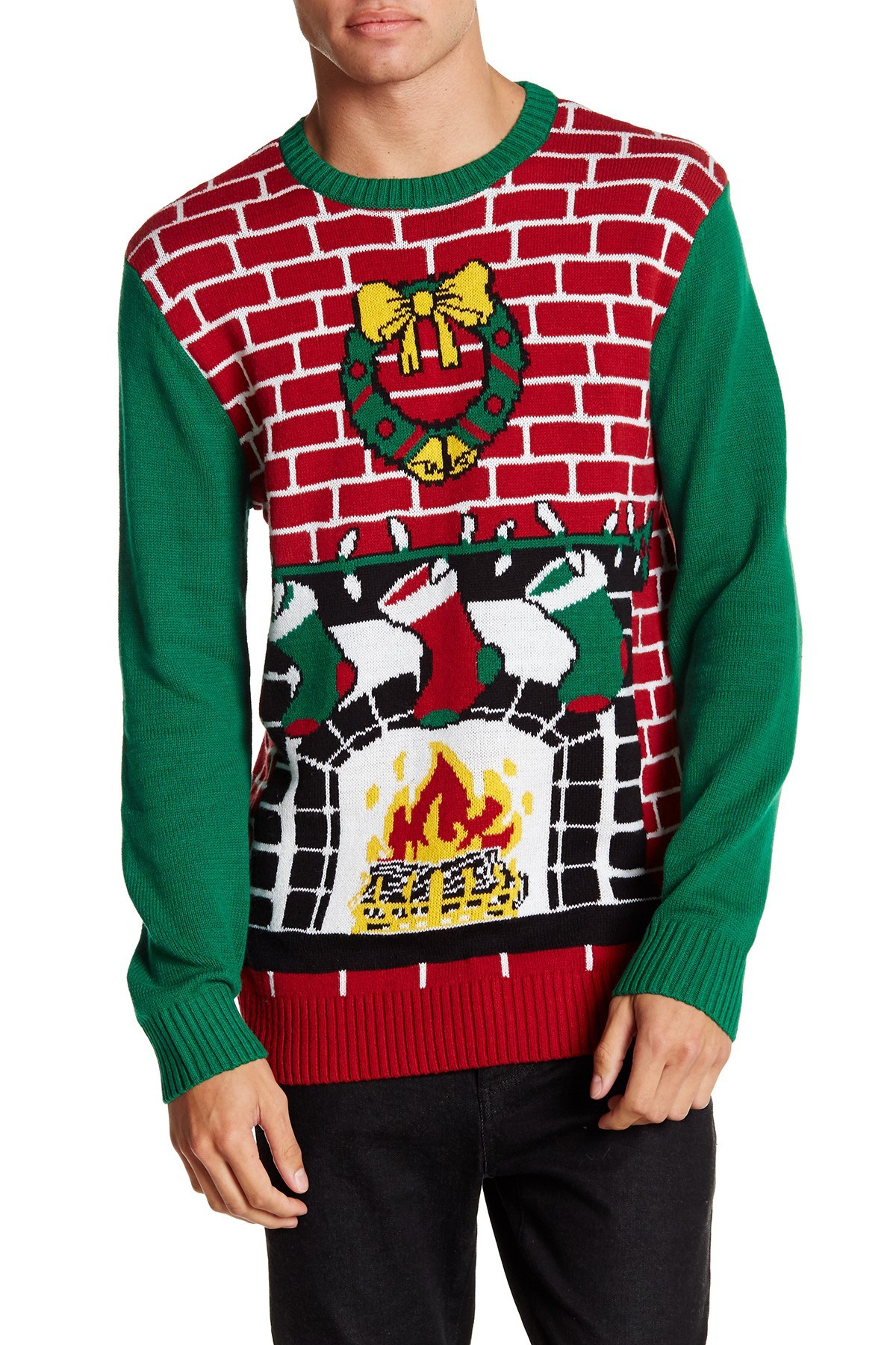 Ugly Christmas Sweater With Fireplace
 Ugly Christmas Sweater
