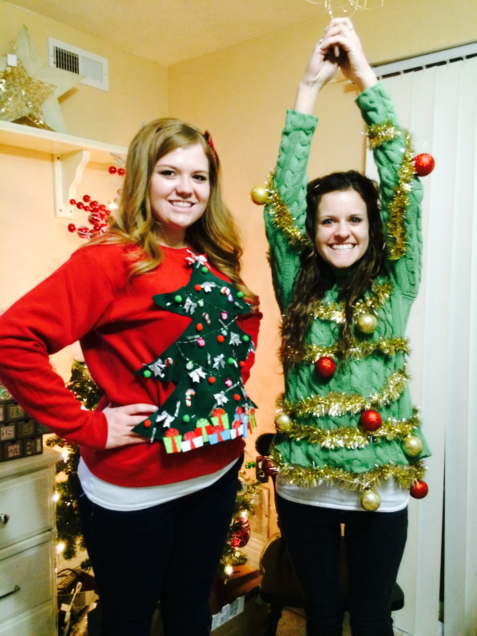 Ugly Christmas Sweaters DIY
 DIY Ugly Sweater Ideas
