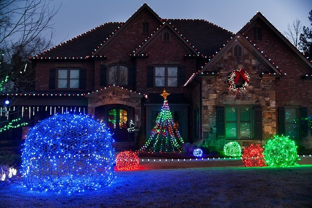 Unique Outdoor Christmas Decoration
 LED Light Balls Unique Outdoor Holiday Decor Eclectic