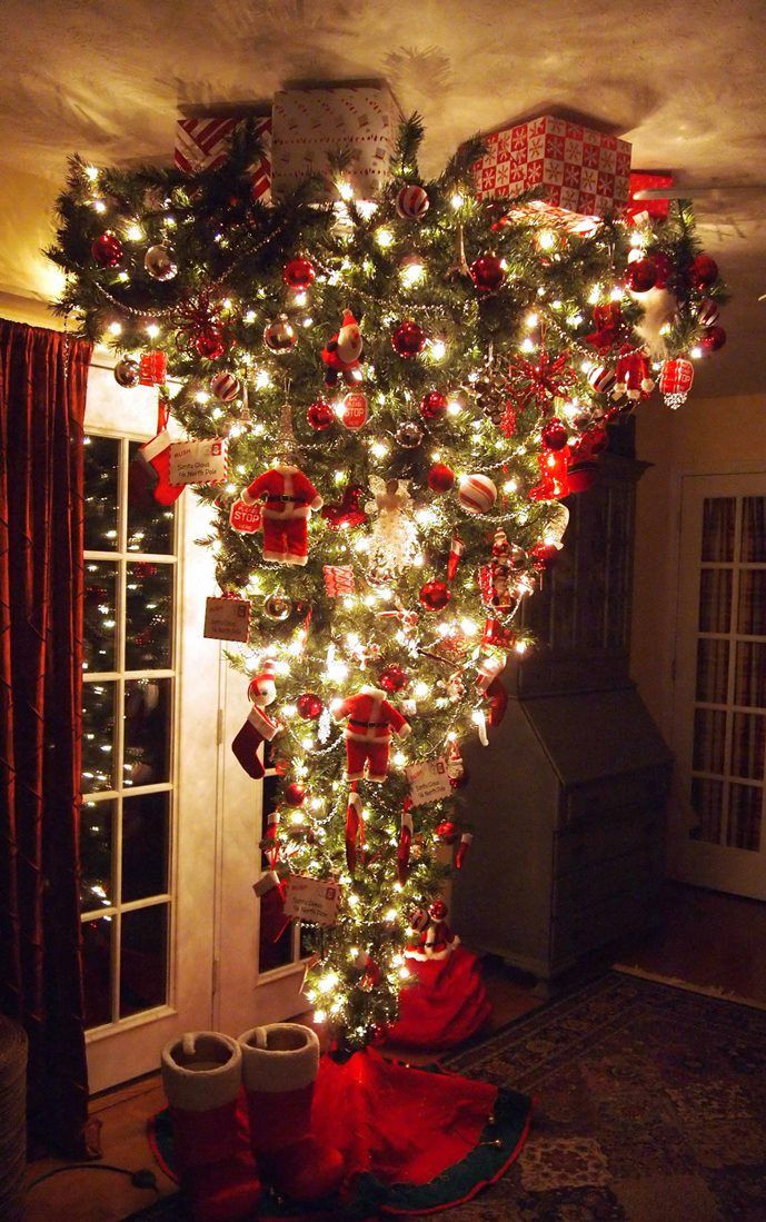 Upside Down Christmas Tree DIY
 Best 25 Upside down christmas tree ideas only on