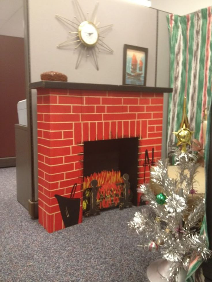 Vintage Christmas Cardboard Fireplace
 17 Best ideas about Cardboard Fireplace on Pinterest