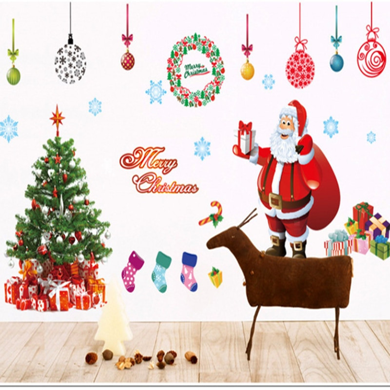 Wall Decor For Christmas
 Aliexpress Buy Free shipping Merry Christmas Wall