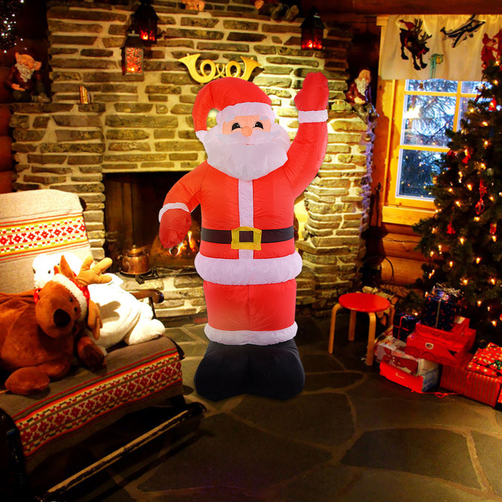 Walmart Christmas Outdoor Decor
 8Ft Airblown Inflatable Christmas Xmas Santa Claus