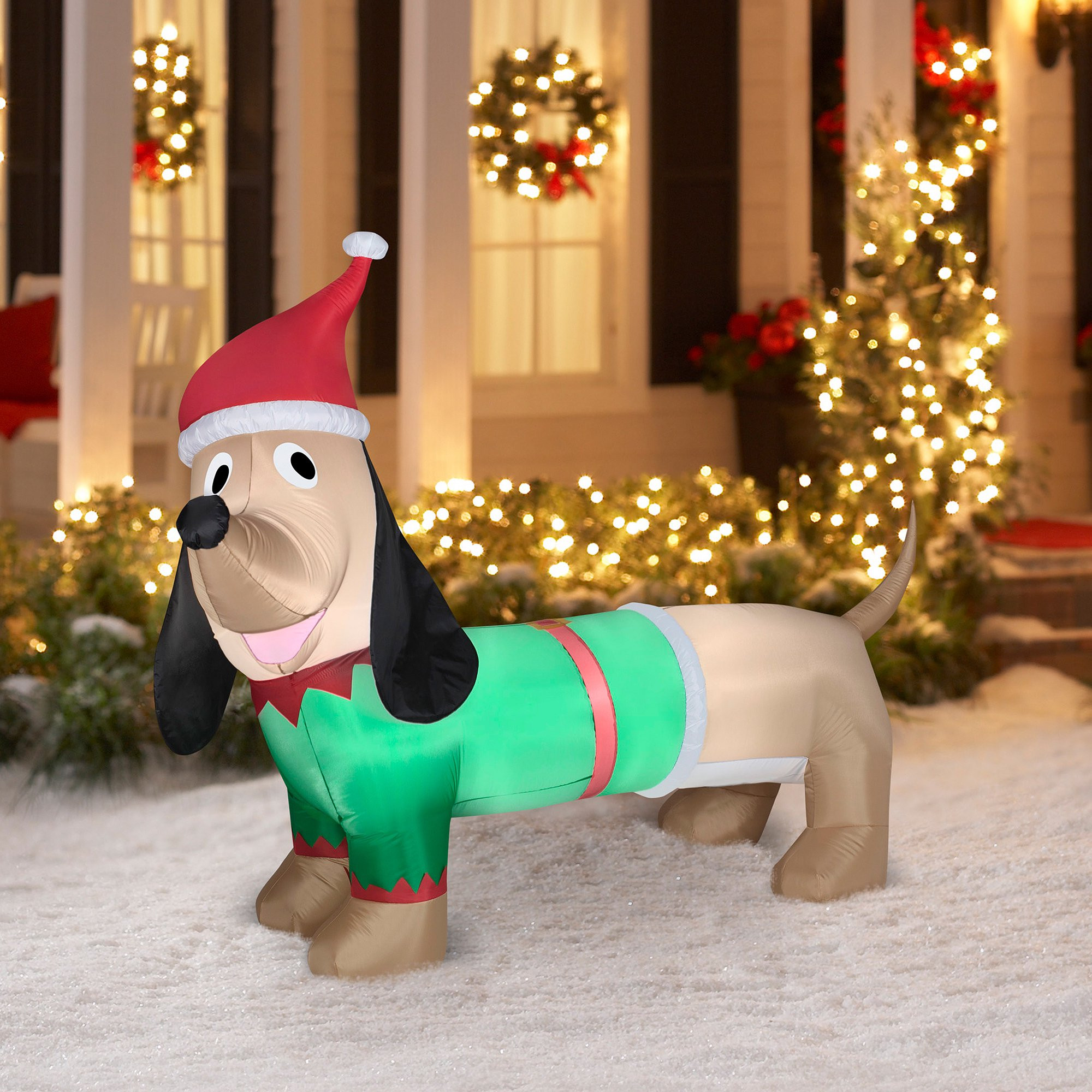 Walmart Christmas Outdoor Decor
 Gemmy Airblown Christmas Inflatables 6 Tall Animated