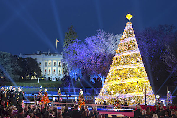 White House Christmas Tree Lighting
 Is God going to do away with Christmas trees