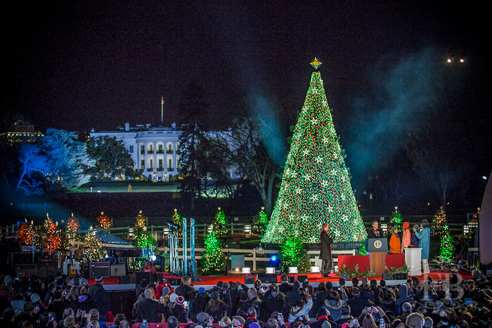 White House Christmas Tree Lighting
 The Lighting of the White House Christmas Tree and the