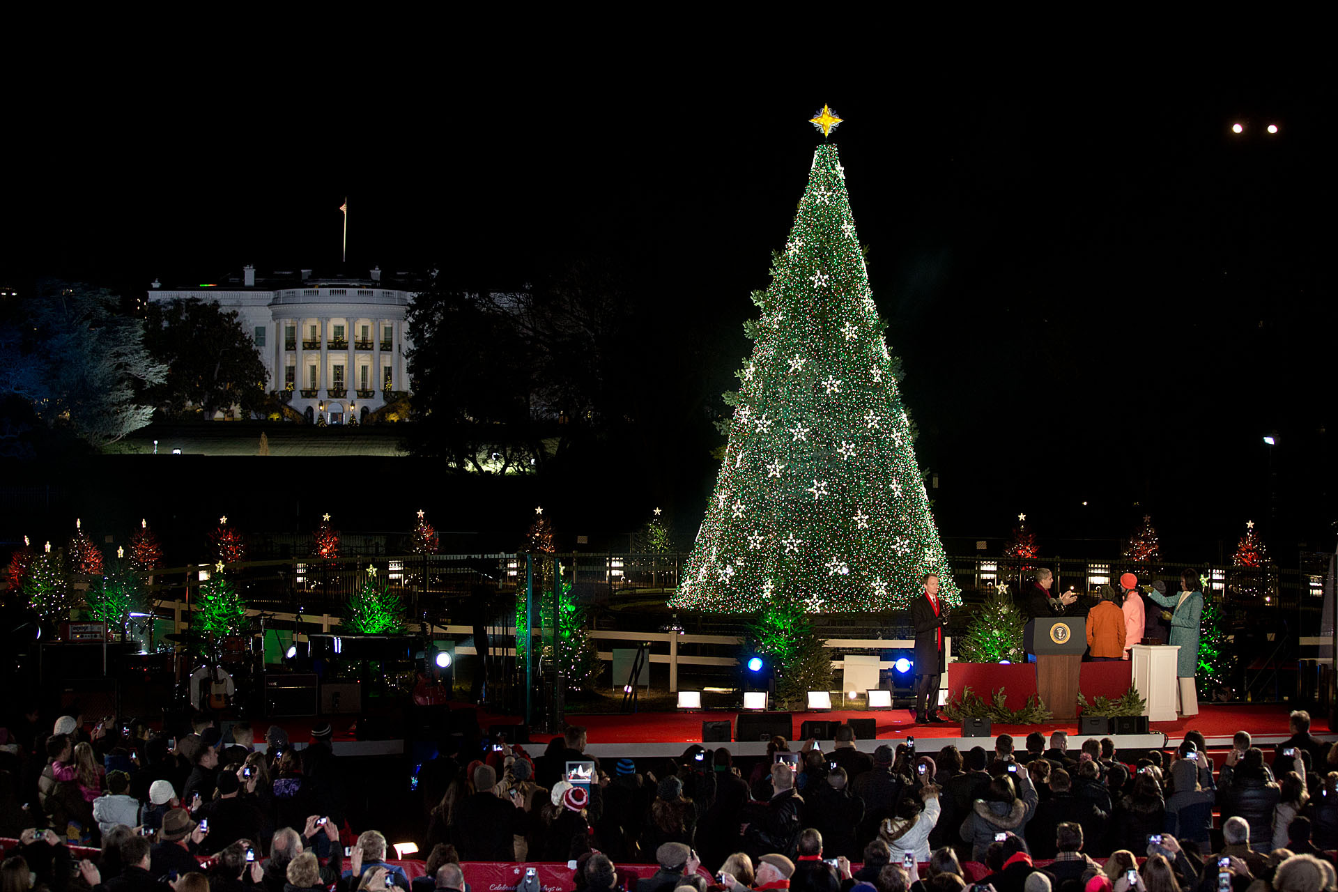 White House Christmas Tree Lighting
 2015 National Christmas Tree Lighting