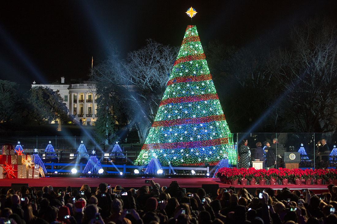 White House Christmas Tree Lighting
 Decking the National Christmas Tree with Codes of Jolly