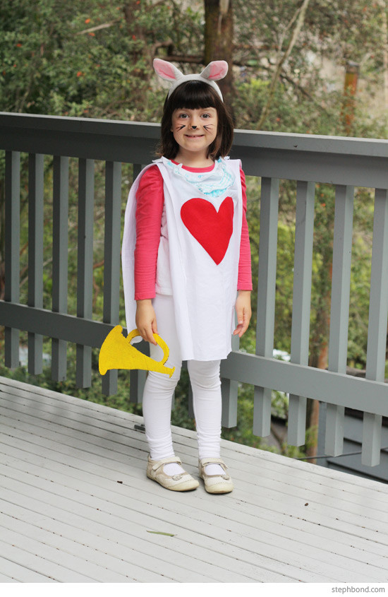 White Rabbit Costume DIY
 Bondville Cheap and easy DIY Alice in Wonderland costumes