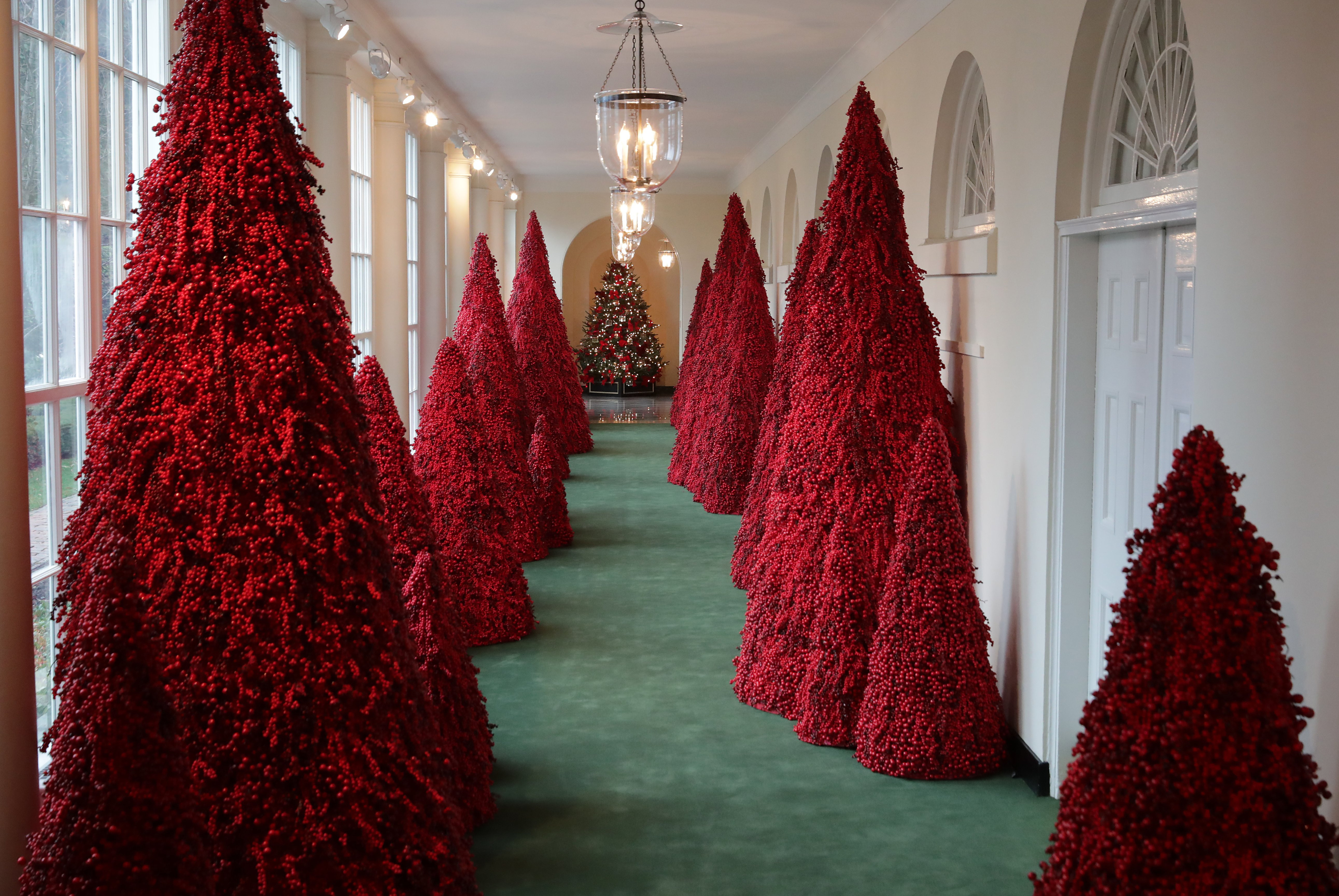 Whitehouse Christmas Tree Lighting 2019
 First Lady Melania Trump Unveils 2018 White House