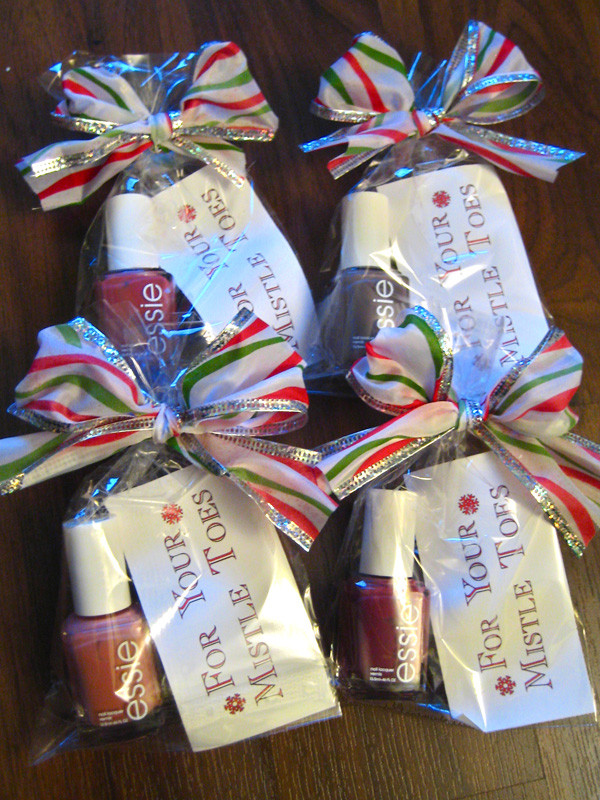 Work Christmas Party Gift Ideas
 Erica s DIY Work DIY Christmas "for your mistle toes"