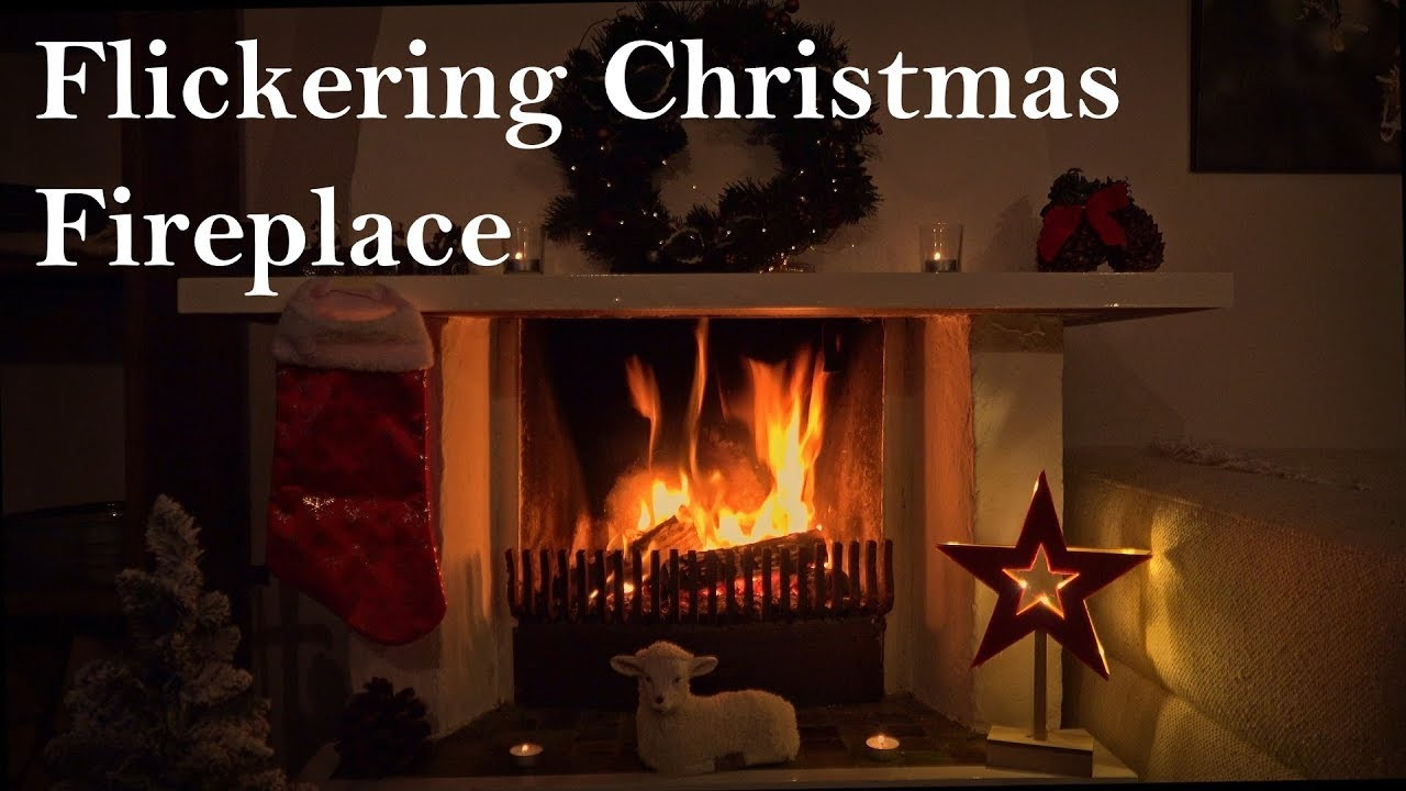 Youtube Christmas Fireplace
 Flickering Christmas Fireplace with Relaxing Fire Sounds