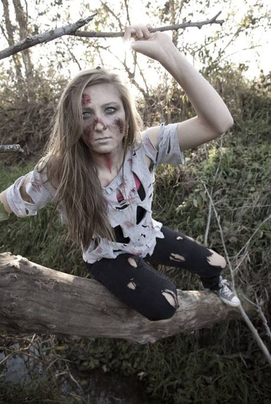 Zombie DIY Costume
 Cool Zombie Halloween Costume and Makeup Ideas Easyday