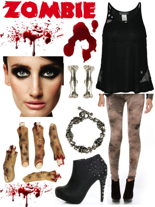 Zombie DIY Costume
 DIY Halloween Costumes Stylish Yet Scary